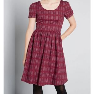 NWT!! ModCloth What's the Scoop Paperclip Dress